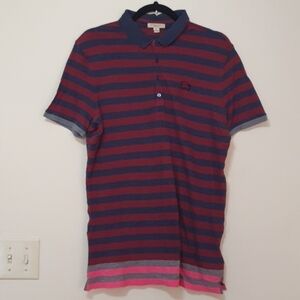 Burberry Brit Cotton Striped Polo Shirt